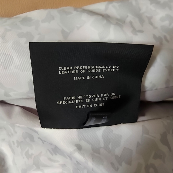 MARC NEW YORK | Light tan leather jacket | EUC ☆ - Picture 8 of 10